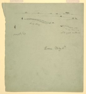 Campagna, Rom, Italien, 6. Mai 1869 von Frederic Edwin Church
