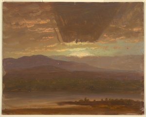 Zeichnung, Catskills von Hudson, New York, 1870