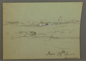 Stadt London, möglicherweise 1869 von Frederic Edwin Church