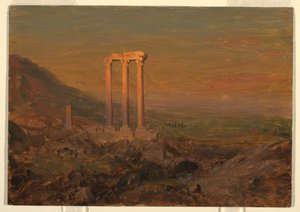 Zeichnung, Klassische Ruinen, Syrien, Mai 1868 von Frederic Edwin Church