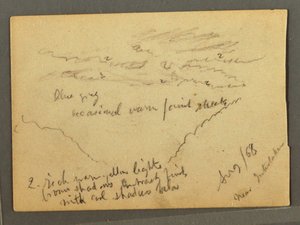 Wolkengedeckte Jungfrau, Interlaken, Schweiz, August 1868