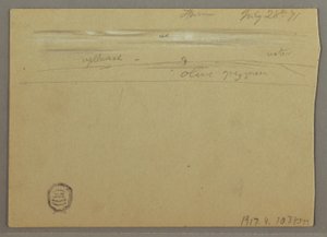 Wolkenstudie, 28. Juli 1871
