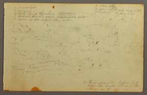 Zeichnung, Wolkenstudie, möglicherweise 1844 von Frederic Edwin Church