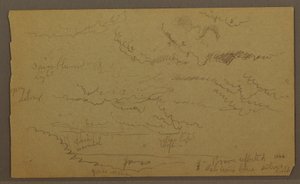 Wolkenstudie, möglicherweise 1860