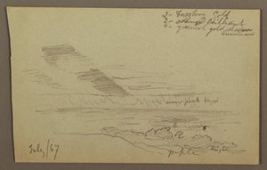 Zeichnung, Bewölkter Himmel, 1867 von Frederic Edwin Church