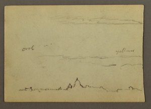 Ferne Ansicht der Basilika St. Peter und des Vatikans, Rom, Italien, Januar 1869 von Frederic Edwin Church