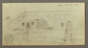 Kuppelhaus, Haus mit Treppe, Februar möglicherweise 1868 von Frederic Edwin Church