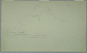 Schwimmender Eisberg, Juni oder Juli 1859 von Frederic Edwin Church