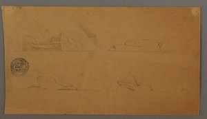 Schwebende Eisberge, möglicherweise 1859