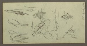 Steinhaufen, Ebene und Berge, Sonne, 19. Februar 1868