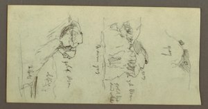 Hügelkuppen und Hänge, möglicherweise 1868