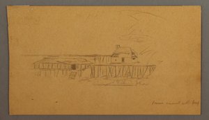 Haus und Dock von Frederic Edwin Church