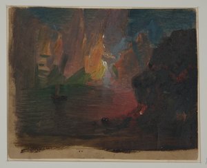 Zeichnung, Eisberg-Fantasie, um 1859