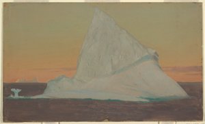 Zeichnung, Eisberg und Eisblume, Juni oder Juli 1859