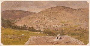 Zeichnung, Landschaft, 1865 von Frederic Edwin Church