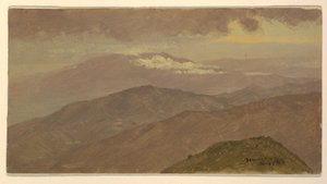 Zeichnung, Landschaft, August 1865