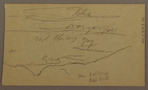 Zeichnung, Landschaft, Mai–August 1865 von Frederic Edwin Church