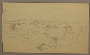 Zeichnung, Landschaft, Mai–August 1865