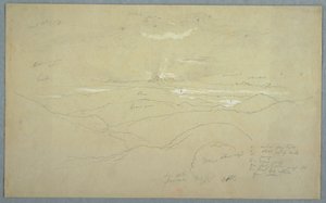 Landschaft bei Sonnenuntergang, Jamaika, Juli 1865 von Frederic Edwin Church