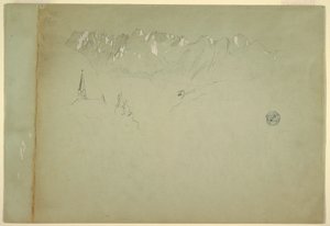 Landschaft aus den österreichischen Alpen, 1868