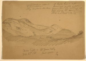 Mondlicht im El Yumen Tal, Arabien von Frederic Edwin Church