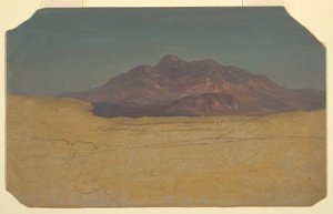 Zeichnung, Berglandschaft, 1868