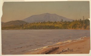 Zeichnung, Mt. Katahdin vom Togue Pond, möglicherweise 1878