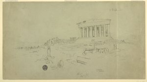 Parthenon und Erechtheion, Athen, April 1869