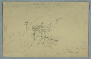 Straße durch die Blue Mountains, in der Nähe von Homestead, Jamaika, August 1865