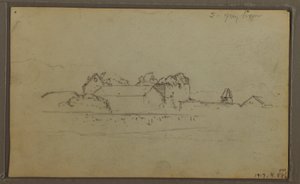 Skizzen, Ecuador oder Kolumbien; Verso: Skizzen, Ecuador oder Kolumbien, 1857 von Frederic Edwin Church