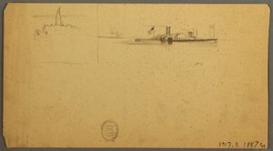 Himmelsstudie über Kamm, Juni 1882 von Frederic Edwin Church