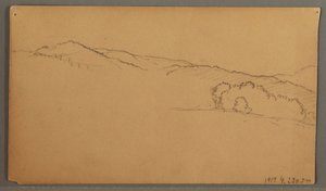 Himmelsstudie, möglicherweise 1873 von Frederic Edwin Church