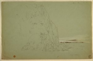 Zeichnung, Südlicher Kopf, 1851 von Frederic Edwin Church