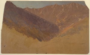 Studie des Großen Beckens, Mt. Katahdin, 1860–70 von Frederic Edwin Church