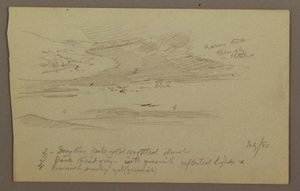 Gipfel und Himmel, Juli 1881