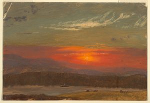 Sonnenuntergang über den Catskills