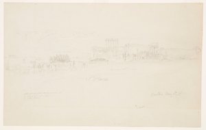 Zeichnung, Tempel, Baalbek, 6. Mai 1868 von Frederic Edwin Church