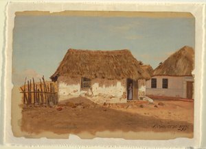 Zwei Häuser in Barranquilla, Kolumbien