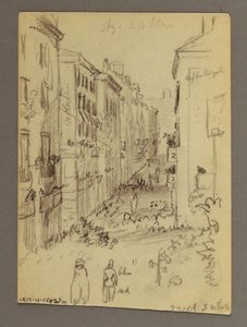 Dorf auf einem Hügel, möglicherweise 1868–69