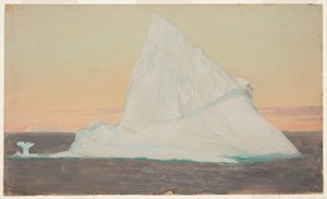 Eisberg und Eisblume von Frederic Edwin Church