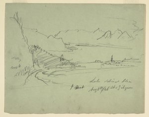 Landschaft in Österreich, 5. August 1868 von Frederic Edwin Church