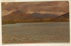 Mt. Katahdin vom Lake Katahdin von Frederic Edwin Church