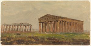Paestum, Tempel des Neptun von Frederic Edwin Church