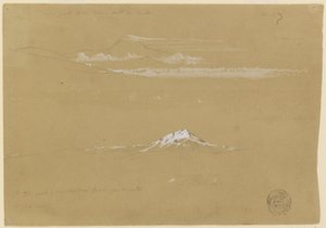 Sincholagua, Morgen, vom Tempel der Sonne, Quito von Frederic Edwin Church