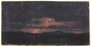 Sturm über dem Hudson Valley
