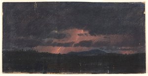 Sturm über dem Hudson Valley
