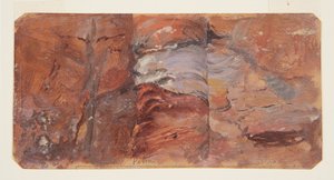 Studie von Felsen, Petra