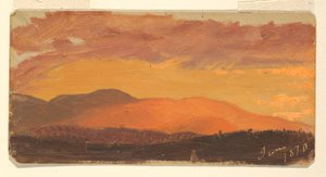 Sonnenuntergang, Hudson Valley