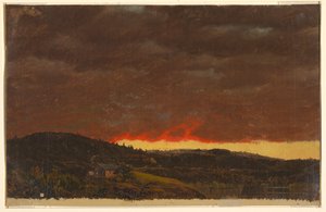 Sonnenuntergang im Hudson Valley
