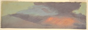 Sonnenuntergang Wolkenstudie